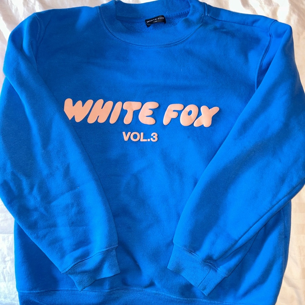 White fox sweater